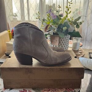 Born Women's Taupe Ankle Booties